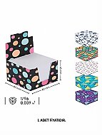 3A 820 KÜP BLOK NOT KAĞIDI 8x8cm BEYAZ - 3A