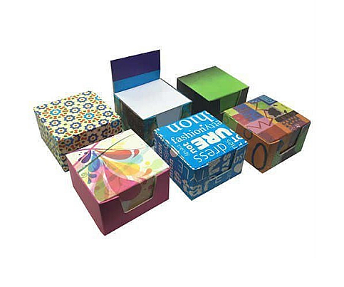 3A 820 Küp Blok Not Kağıdı 8x8cm Beyaz - 1