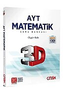 3D YAYINLARI AYT MATEMATİK SORU BANKASI (VİDEO DESTEKLİ) - 3D YAYINLARI