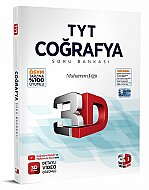 3D YAYINLARI TYT COĞRAFYA SORU BANKASI (49437)(VİDEO ÇÖZÜMLÜ) - 3D YAYINLARI