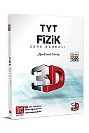 3D YAYINLARI TYT FİZİK SORU BANKASI (49406)(VİDEO ÇÖZÜMLÜ) - 3D YAYINLARI