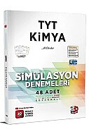 3D YAYINLARI TYT KİMYA SİMÜLASYON DENEMELERİ (48 ADET) - 3D YAYINLARI