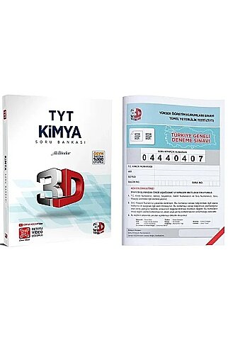 3D YAYINLARI TYT KİMYA SORU BANKASI (06065-369)(VİDEO ÇÖZÜMLÜ) - 1
