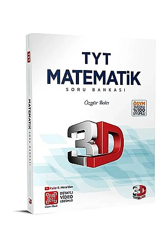 3D YAYINLARI TYT MATEMATİK SORU BANKASI (VİDEO ÇÖZÜMLÜ) - 1