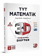 3D YAYINLARI TYT MATEMATİK VİDEO DESTEKLİ DEFTER - 3D YAYINLARI