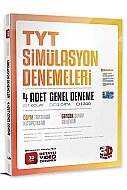 3D YAYINLARI TYT SİMÜLASYON DENEMELERİ (4 ADET GENEL DENEME) - 3D YAYINLARI