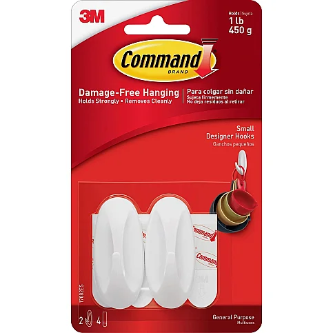 3m 17082 Command Küçük Boy Askı 2li - 1