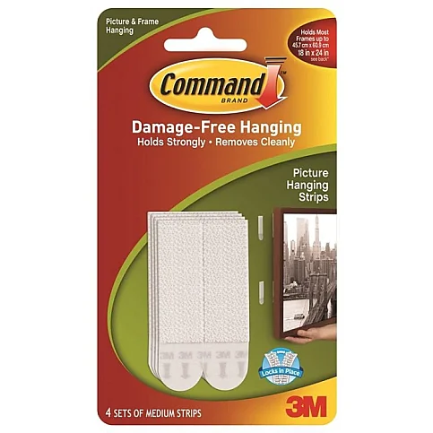 3m 17201-4Pk Command Cırt Cırt Bant Orta Boy - 1