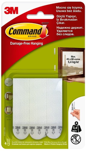 3M 17202-3Pk Command Cırt Cırt Bant Küçük Boy - 1