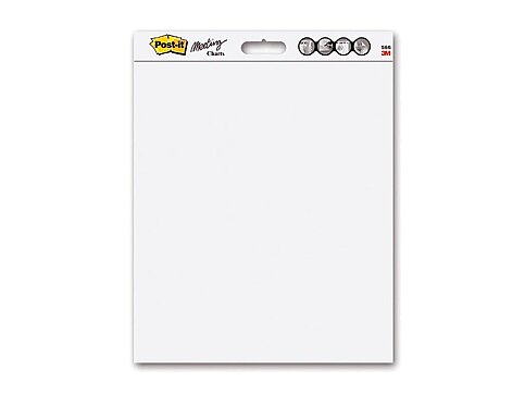 3M 559 YAPIŞKANLI FLİPCHART KAĞIDI 63.5x77.4 30 YAPRAK BEYAZ - 1