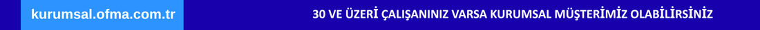 Kurumsal Müşterimiz Olun