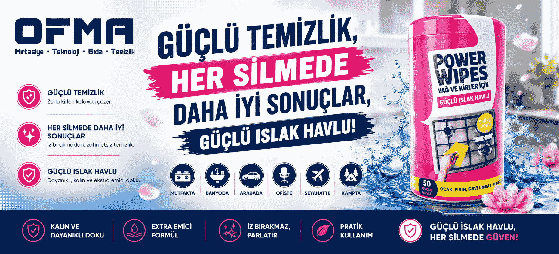 Power wipes temizlik