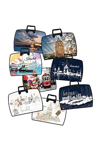 Abka Art Collage Teknik Proje Çantası 38x55 İstanbul (0.23.01.001) - 2