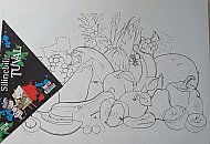 ABKA BASKILI TUVAL 35x50cm (01.005) - ABKA