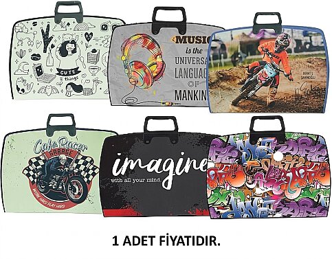 ABKA ART COLLEGE GENÇLİK SERİSİ PROJE ÇANTASI 38x55 DESENLİ (1.20.01.005) - 1