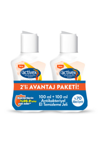 Activex Aktif Dezenfektan Jel 100Ml 2Li - 1