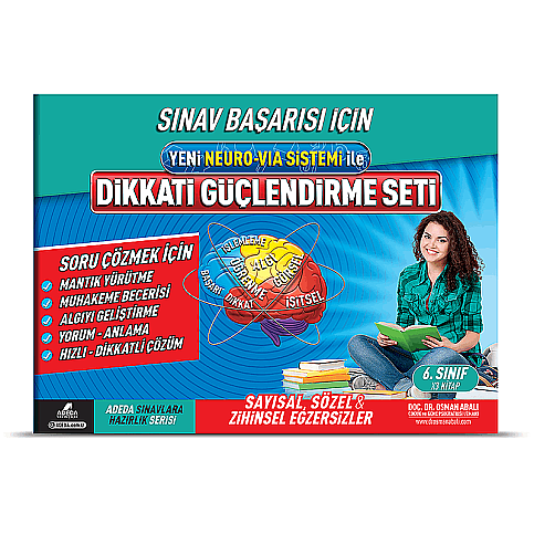 ADEDA DİKKAT GÜÇLENDİRME SETİ 12 YAŞ-OSMAN ABALI - 1