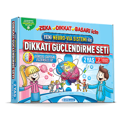 ADEDA DİKKAT GÜÇLENDİRME SETİ 2 YAŞ-KUTU-OSMAN ABALI - 1