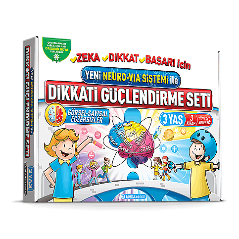 ADEDA DİKKAT GÜÇLENDİRME SETİ 3 YAŞ-KUTU-OSMAN ABALI - 1