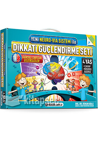 Adeda Dikkat Güçlendirme Seti 4 Yaş-Osman Abalı - 1