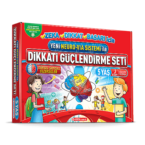 ADEDA DİKKAT GÜÇLENDİRME SETİ 5 YAŞ-OSMAN ABALI - 1