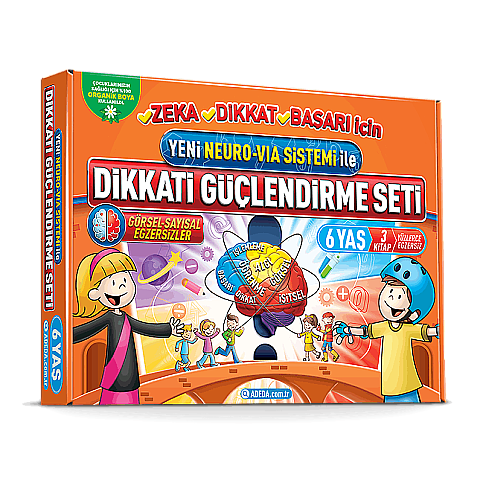 ADEDA DİKKAT GÜÇLENDİRME SETİ 6 YAŞ-OSMAN ABALI - 1