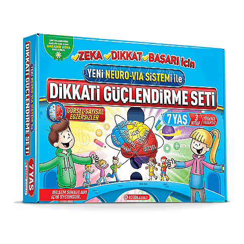 ADEDA DİKKAT GÜÇLENDİRME SETİ 7 YAŞ-KUTU-OSMAN ABALI - 1