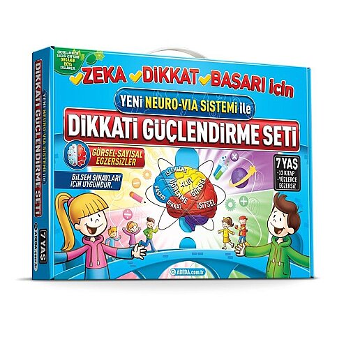Adeda Dikkat Güçlendirme Seti 8 Yaş-Osman Abalı - 1