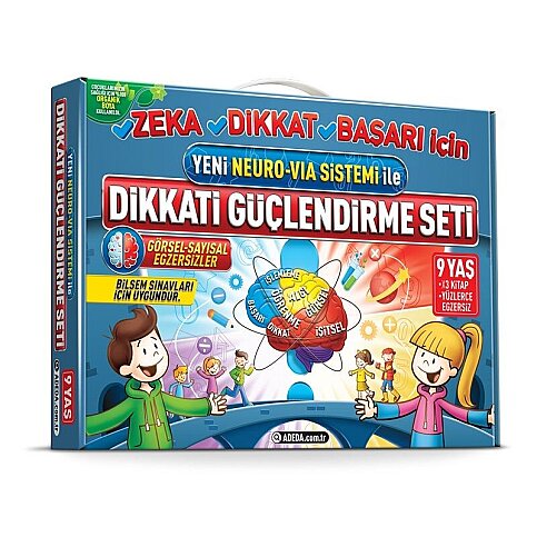 Adeda Dikkat Güçlendirme Seti 9 Yaş-Osman Abalı - 1