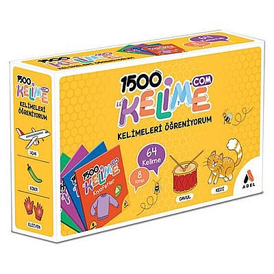 Adel 1500 Kelime Kelimeleri Öğreniyorum (2013000552) - 1