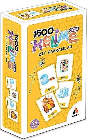 Adel 1500 Kelime Zıt Kavramlar (2013000551) - 1