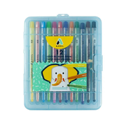 Adeland Çevirmeli Mum Boya Yarım Boy 12 Renk (844101) - ADELAND