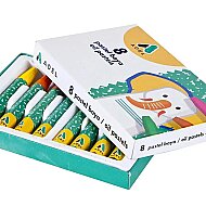 ADEL PASTEL BOYA 8 RENK KARTON KUTU (4280817001) - ADEL
