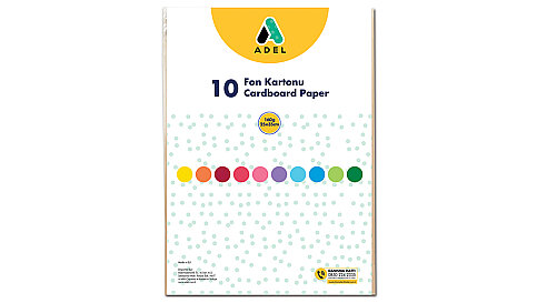 ADEL FON KARTONU 25x35 10 RENK (4343030001) - 1