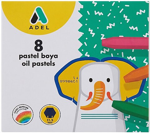 ADEL PASTEL BOYA 8 RENK (4280817002) - 1