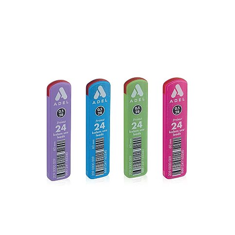 ADEL PRİME KALEM UCU 0.5 2B 60mm TÜP KARIŞIK RENK (2090000009) - 1