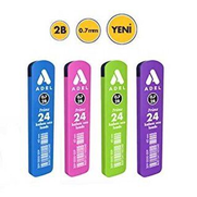 Adel Prime Kalem Ucu 0.7 2B 60Mm Tüp Karışık Renk (2090000010) - ADEL