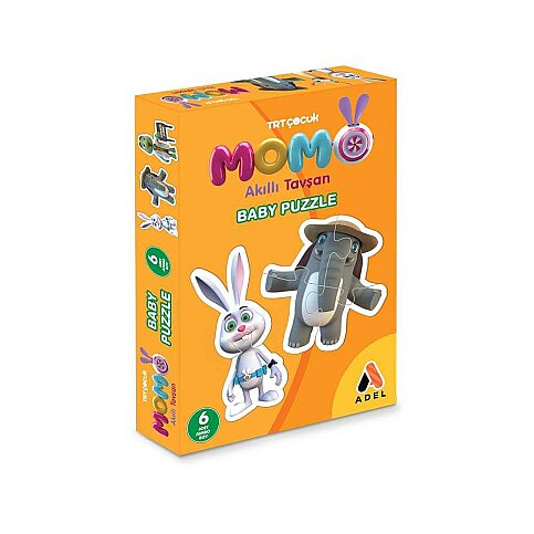 ADEL PUZZLE TRT TAVŞAN MOMO BABY 6 PARÇA (2013000515) - 1