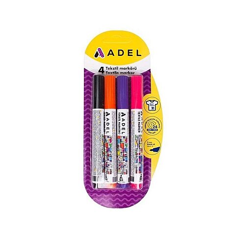 Adel Tekstil Kalemi 4 Renk Çeşit 2 (2201000033) - 1