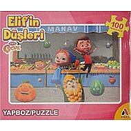 ADELAND PUZZLE TRT ELİF'İN DÜŞLERİ 100 PARÇA (2013000477) - ADELAND