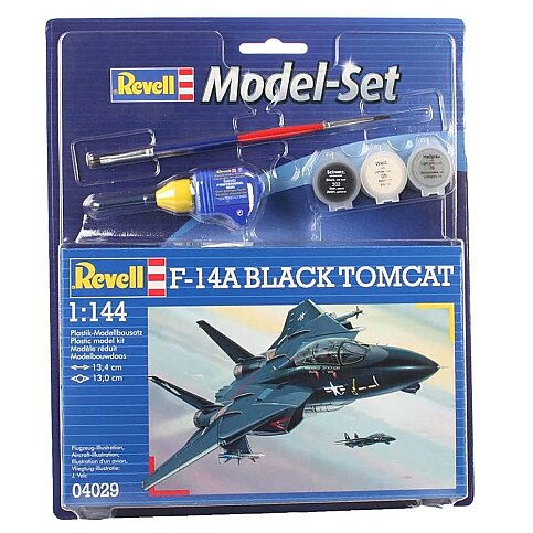 ADORE REVELL MODEL SET F-14 BLACKTOMCAT UÇAK (VBU64029) - 1