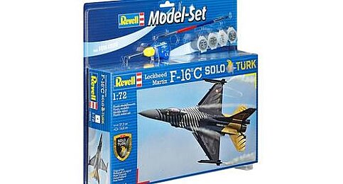Adore Revell Model Set F-16C Solo Türk Uçak (Vbu64844) - 1