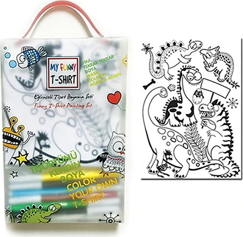 AKADEMİ ÇOCUK MY FUNNY T-SHİRT DERİN DENİZ (4-7) (2107)