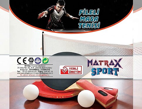 AKÇİÇEK FİLELİ RAKET SETİ (433) - 2