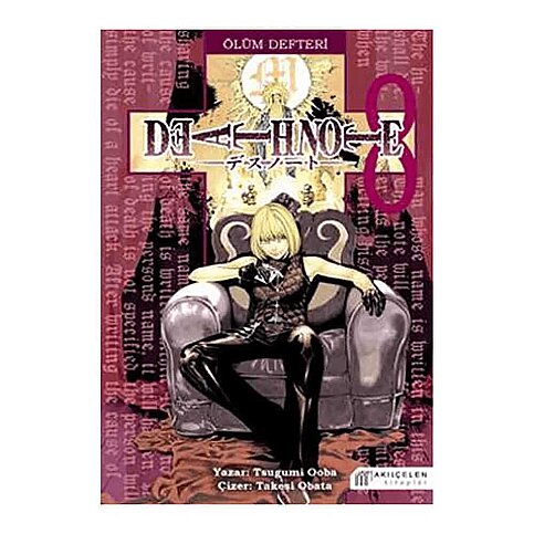 AKILÇELEN KİTAPLAR DEATH NOTE:ÖLÜM DEFTERİ 8-TSUGUMİ OOBA - 1
