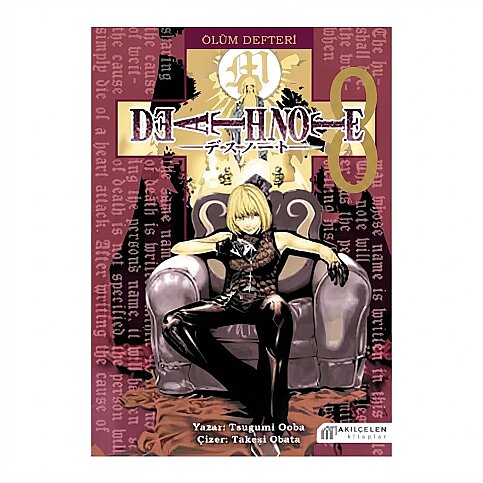 AKILÇELEN KİTAPLAR DEATH NOTE:ÖLÜM DEFTERİ 8-TSUGUMİ OOBA - 1