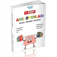 AKILLI ADAM YAYINLARI 1.SINIF AKIL OYUNLARI (BİLSEM-KANGURU) - AKILLI ADAM YAYINLARI