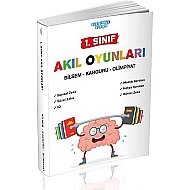 AKILLI ADAM YAYINLARI 1.SINIF AKIL OYUNLARI (BİLSEM-KANGURU) - AKILLI ADAM YAYINLARI