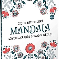 AKILLI ADAM YAYINLARI MANDALA ÇİÇEK DESENLERİ BÜYÜKLER İÇİN BOYAMA KİTABI - AKILLI ADAM YAYINLARI