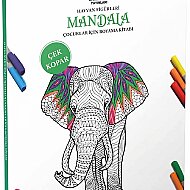 AKILLI ADAM YAYINLARI MANDALA HAYVAN FİGÜRLERİ ÇOCUKLAR İÇİN BOYAMA KİTABI - AKILLI ADAM YAYINLARI